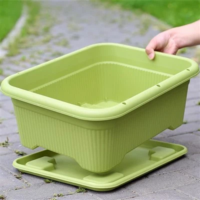 Ghivece mari din rășină pentru exterior